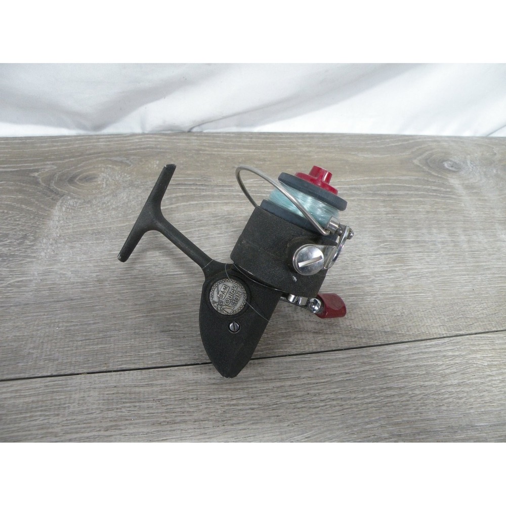 D.a.m. Quick 110N Spinning Reel Black Red Metal and Silver Adjustment Hardware